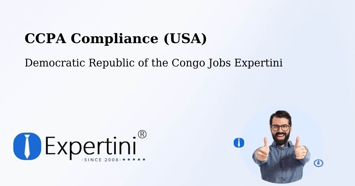 CCPA Privacy Rights & Compliance Notice – Uvira - Democratic Republic of the Congo Jobs Expertini