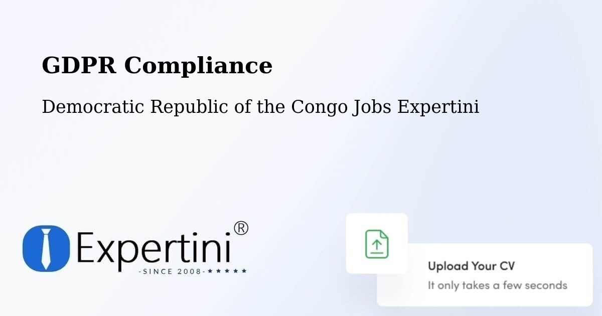 EU GDPR Compliance Statement – Uvira - Democratic Republic of the Congo Jobs Expertini