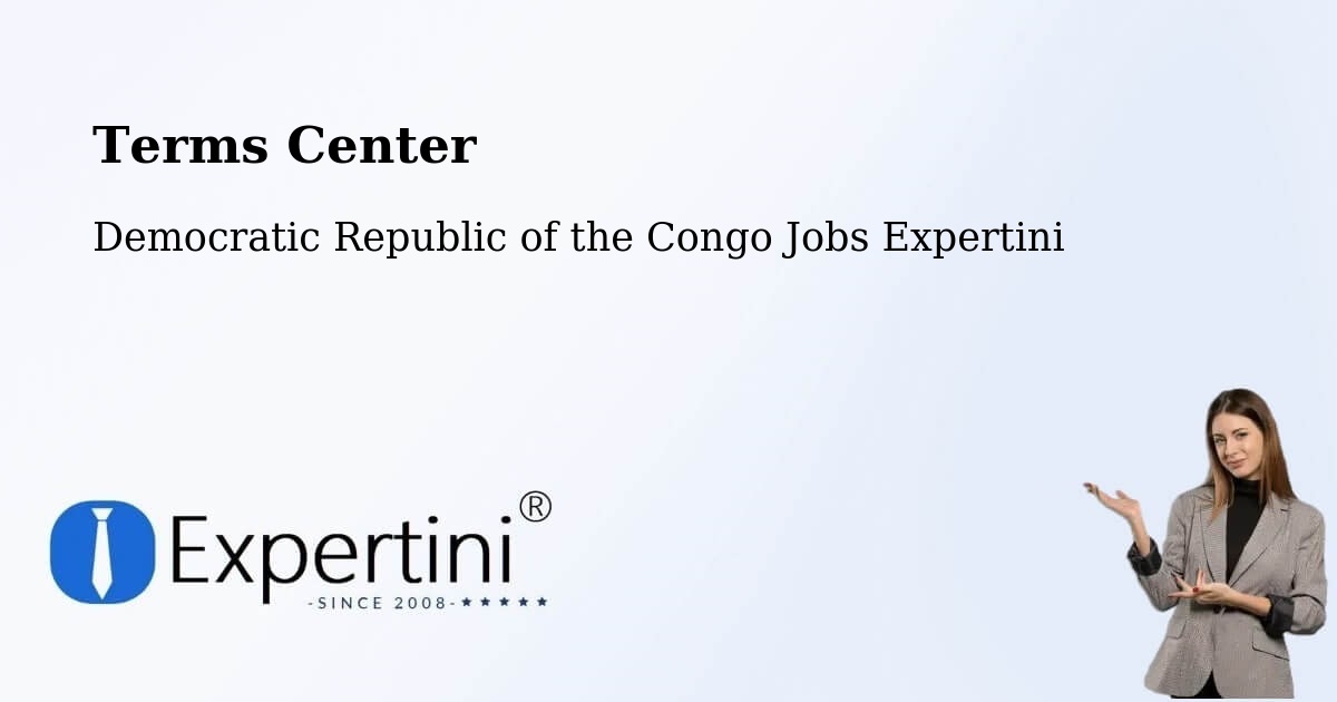 Terms of Service – Uvira - Democratic Republic of the Congo Jobs Expertini